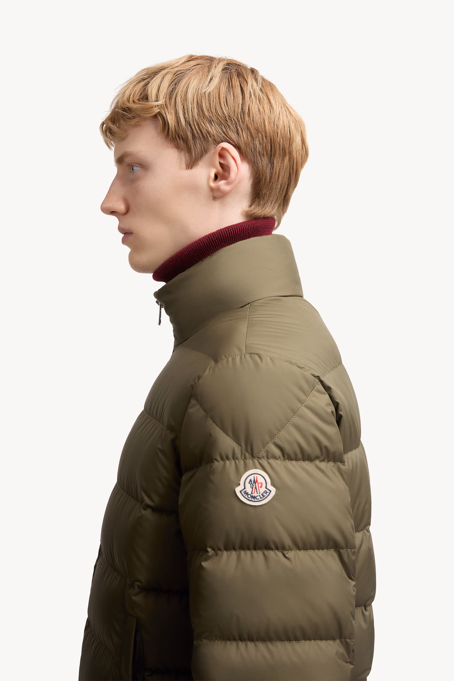 Doudoune courte Baudinet Hommes Vert Olive Moncler 4